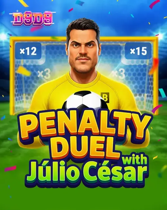 Penalty Duel with Júlio César gameplay screen